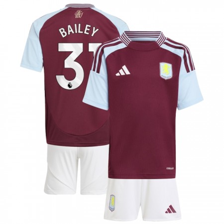 Maglia Aston Villa Bailey 31 Bambino Prima Divisa 2024-25 Maglia Aston Villa Bailey 31 Bambino Prima Divisa 2024-25
